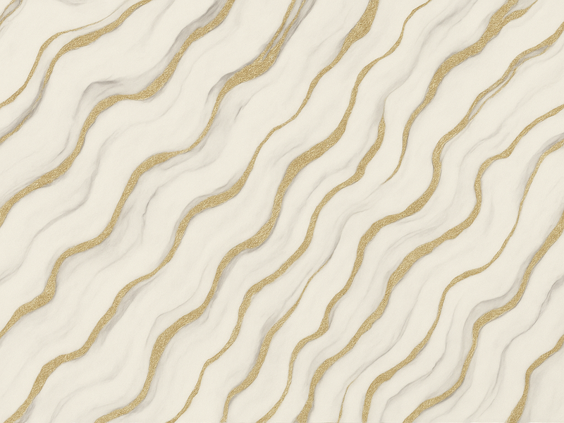 Tapis vinyle chambre effet marbre blanc gris - TenStickers