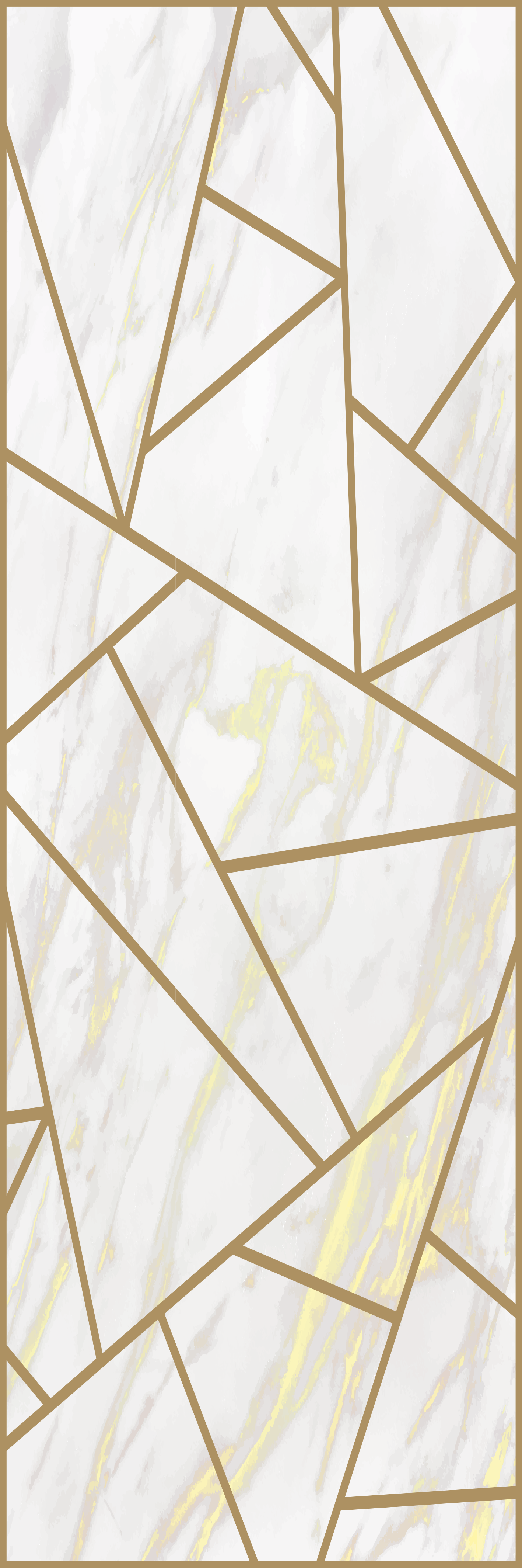Tapis vinyle bureau mosaïque géométrique marbrée - TenStickers
