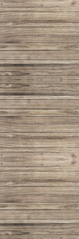 Tapis vinyle bureau lattes en bois gris rustique - TenStickers