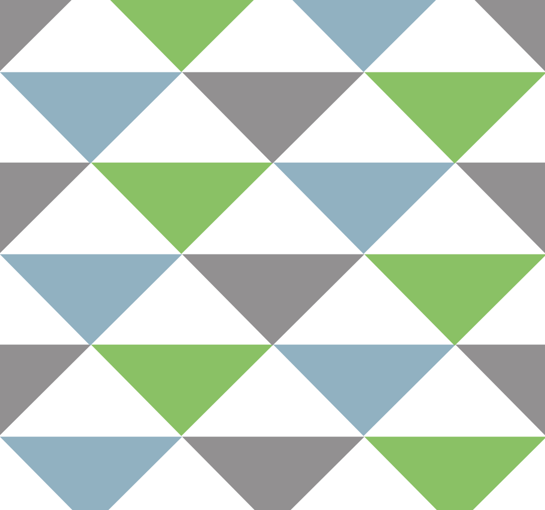 Tapis vinyle bureau triangles pastel colorés - TenStickers