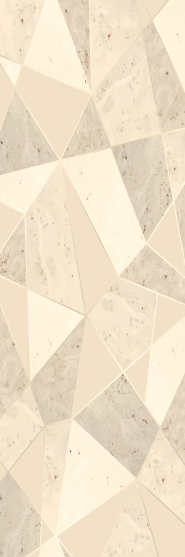 Tapis vinyle bureau triangles dorés en 3d - TenStickers