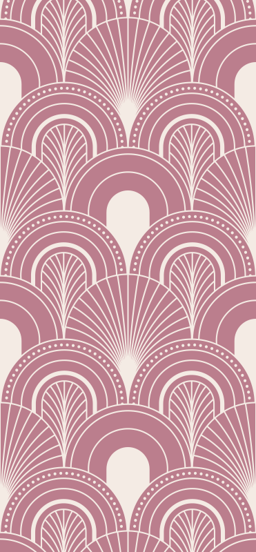 Tapis vinyle bureau style arc en rose gold - TenStickers