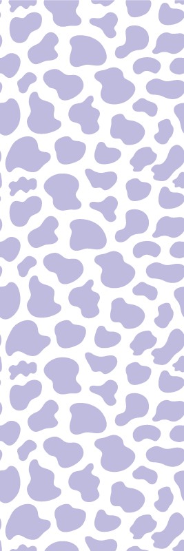 Tapis vinyle chambre imprimé vache violet - TenStickers