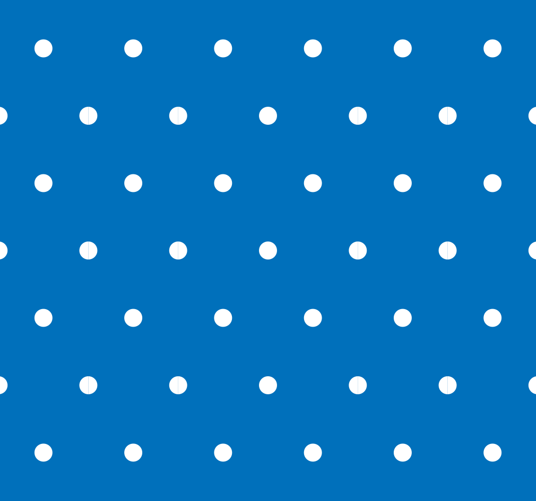 Tapis vinyle chambre pois réguliers sur fond bleu - TenStickers