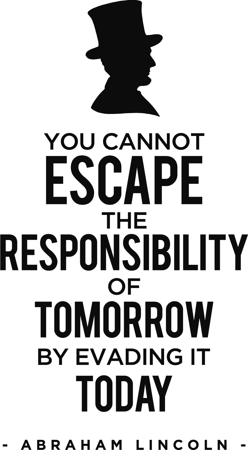 Tapis vinyle chambre responsabilité d'abraham lincoln - TenStickers