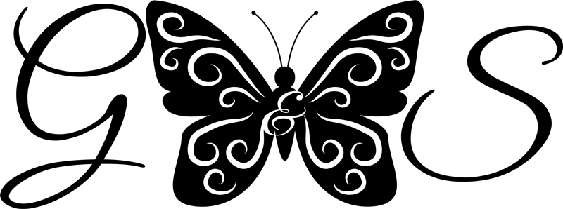 Tapis vinyle chambre papillon avec lettres - TenStickers