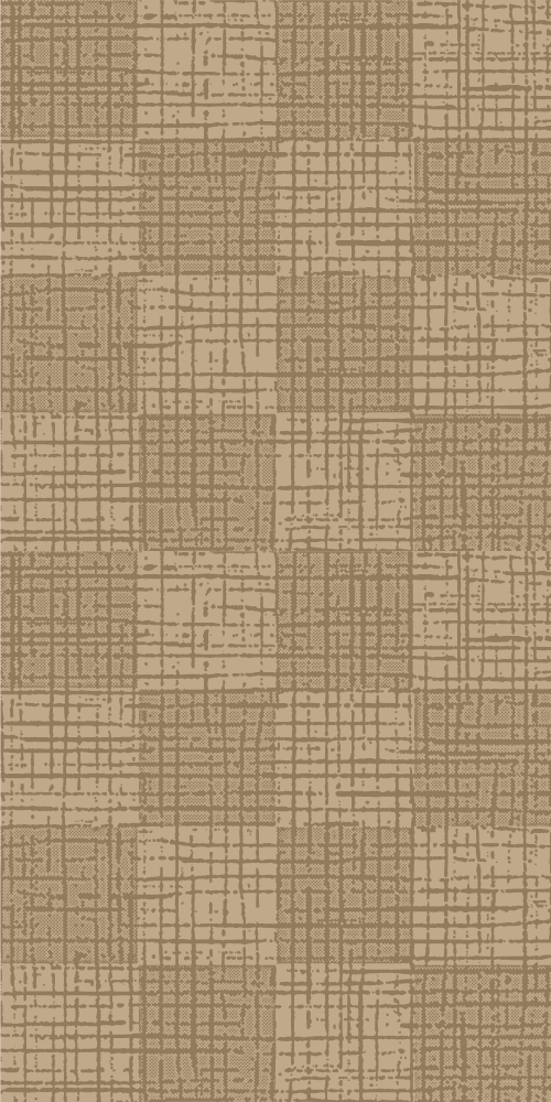 Tapis vinyle nordique motif carreaux caramel - TenStickers