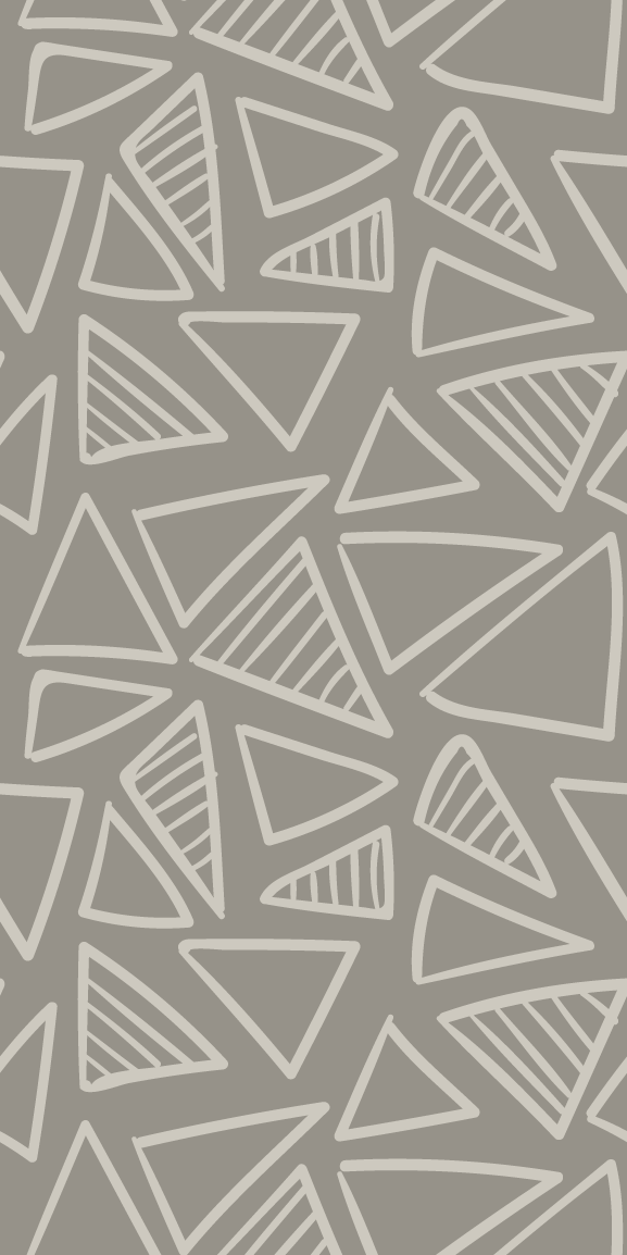 Tapis vinyle nordique motif rayé gris triangle - TenStickers