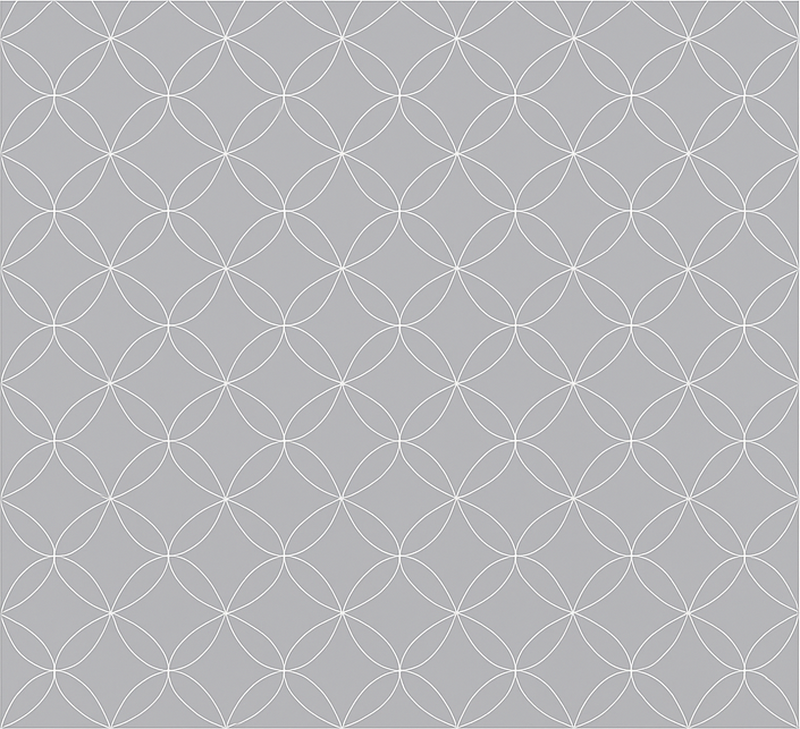 Tapis vinyle nordique floraux abstraits gris géométriques - TenStickers