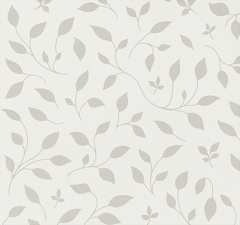 Tapis vinyle nordique motif floral apaisant - TenStickers