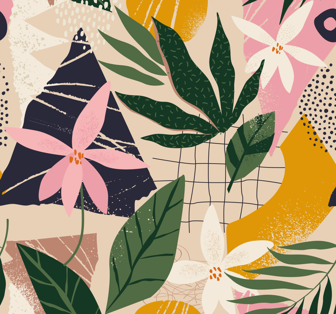 Tapis vinyle nature un jardin chez soi - TenStickers