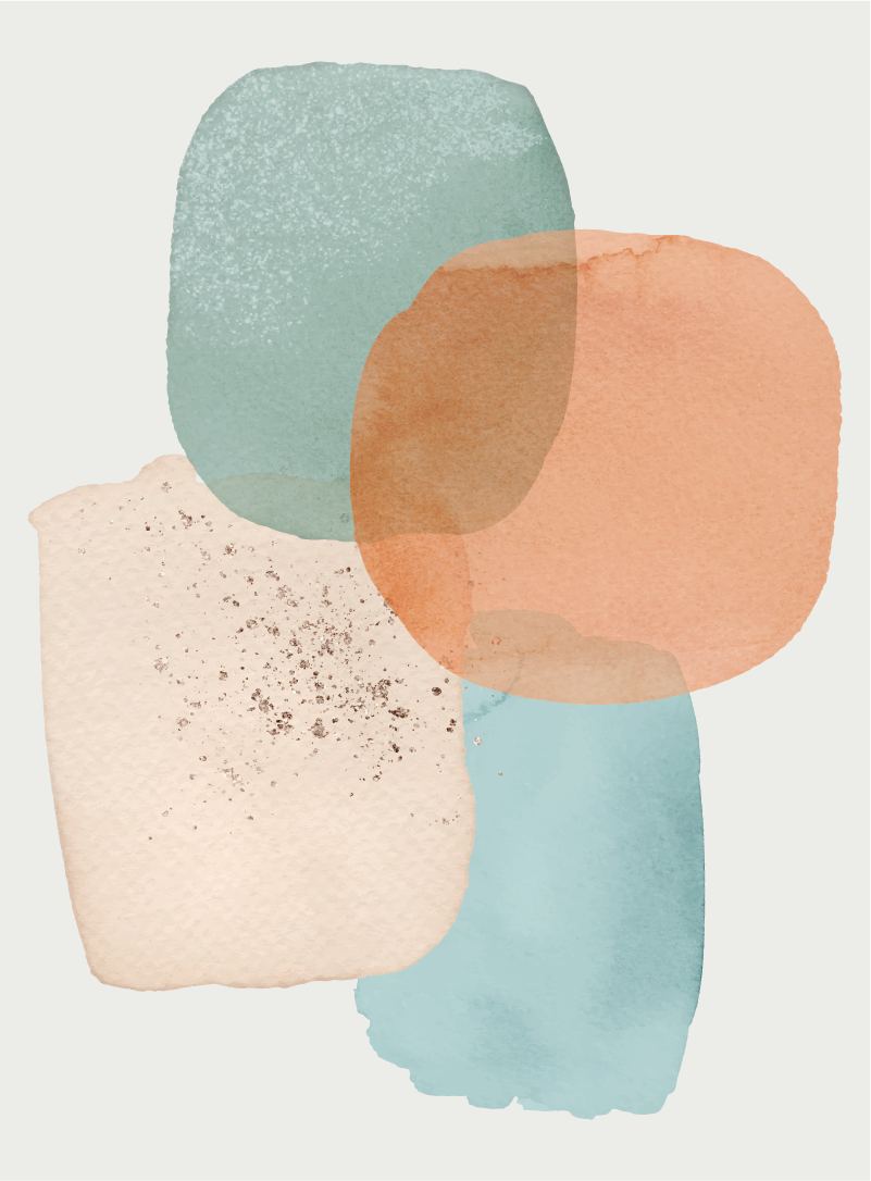 Tapis vinyle design moderne couleurs terre minimalistes - TenStickers