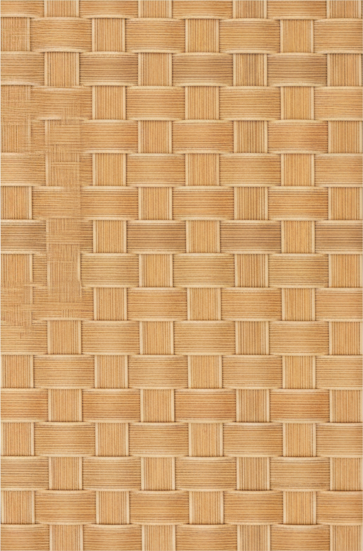 Tapis vinyle texture motif tressé naturel - TenStickers