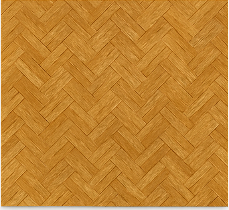 Tapis vinyle texture motif parquet chêne emboîté - TenStickers