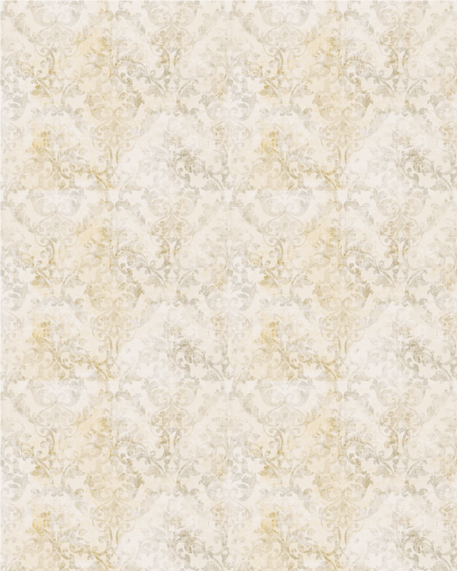 Tapis vinyle rétro motif damassé vintage - TenStickers