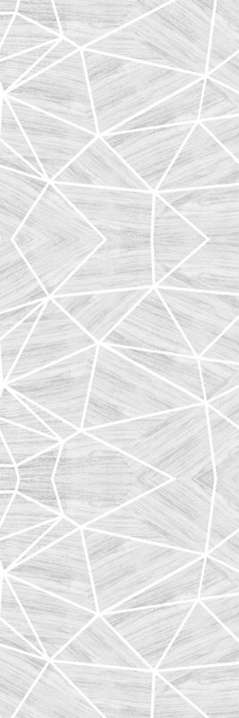 Tapis vinyle texture motif géométrique bois argenté - TenStickers
