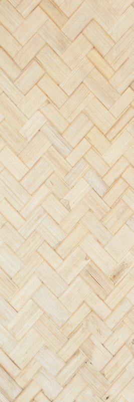 Tapis vinyle texture parquet en chevrons blanc - TenStickers