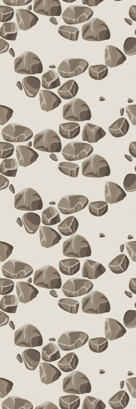 Tapis vinyle texture pierres rustiques usées modernes - TenStickers