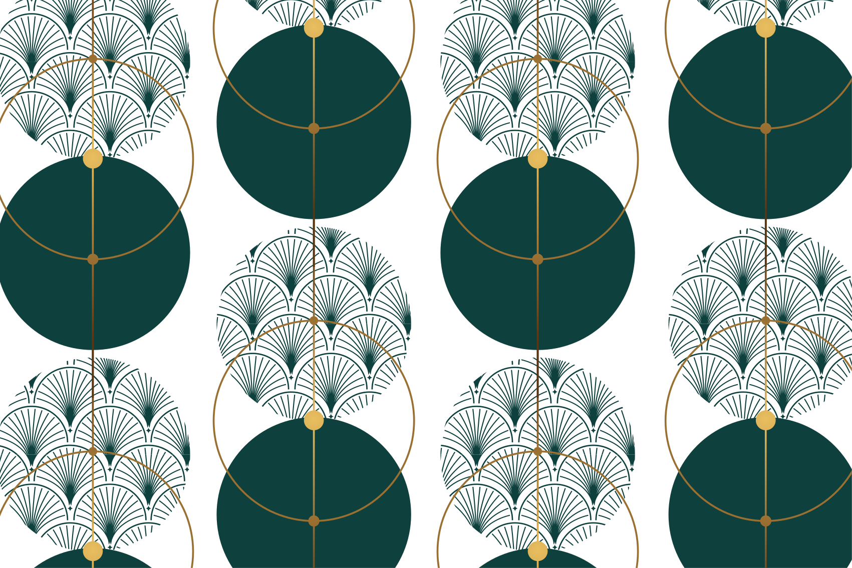 Tapis vinyles géométriques art géo glamour - TenStickers