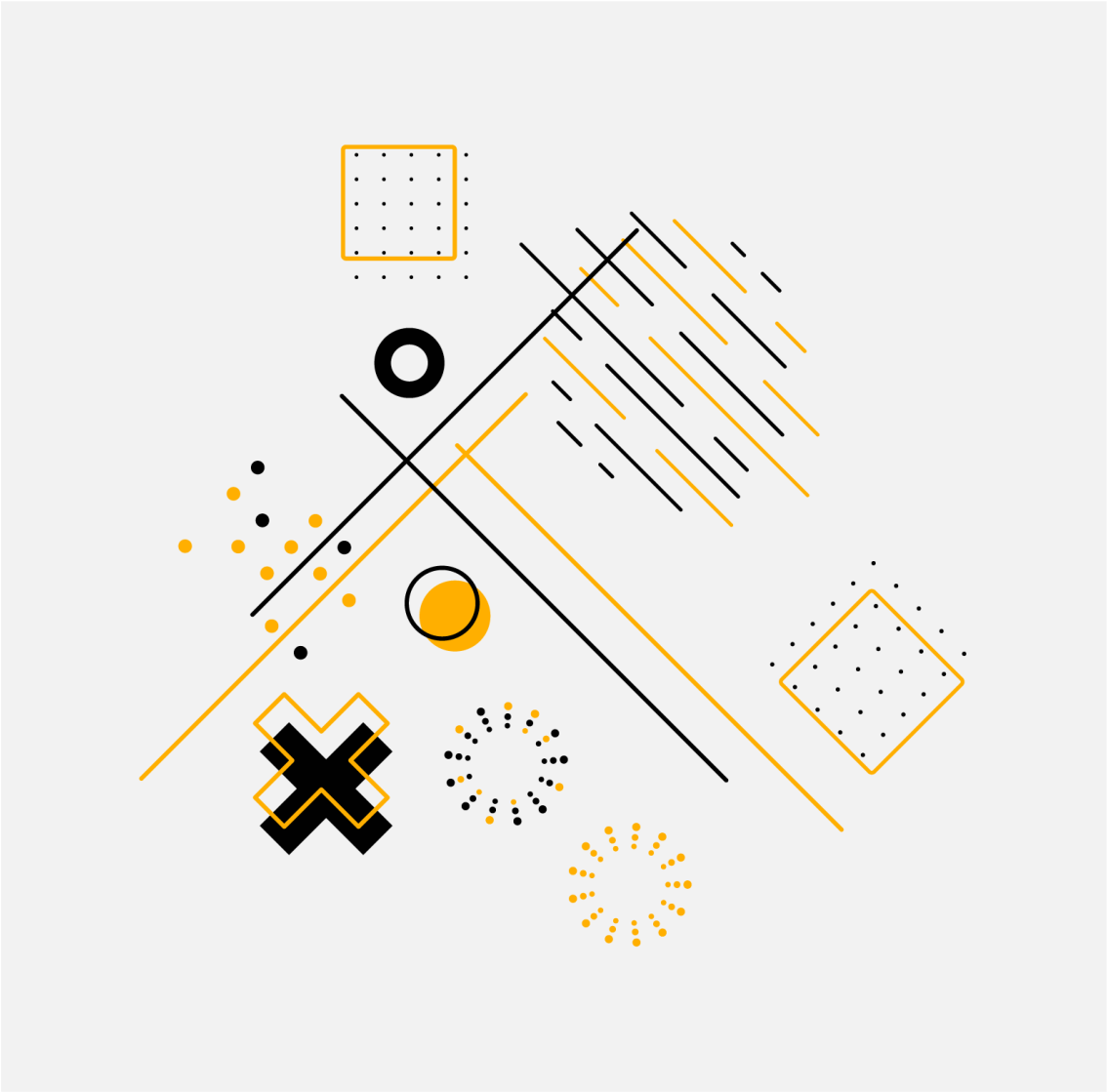 Tapis vinyles géométriques cercles concentriques - TenStickers