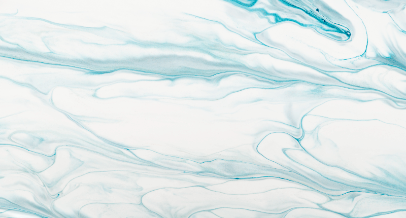 Tapis vinyle entrée marbre bleu clair et blanc - TenStickers