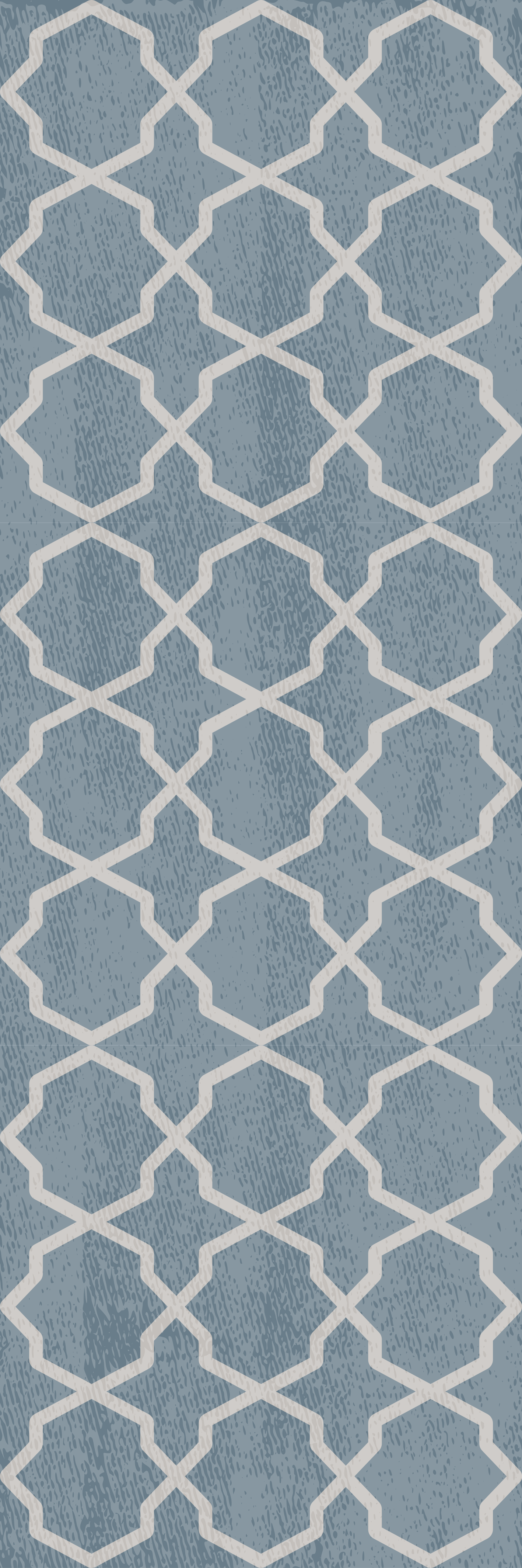 Tapis vinyle salon motif hamptons gris - TenStickers