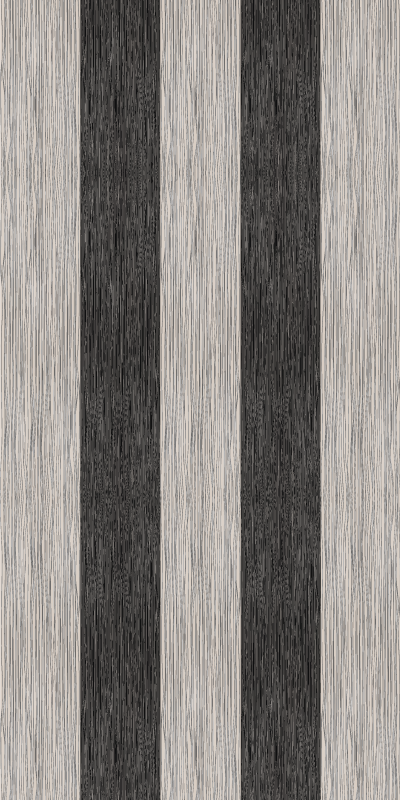 Tapis vinyle couloir effet bois noir et blanc - TenStickers