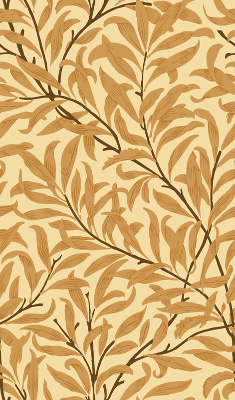 Tapis vinyle beige motif feuilles botaniques - TenStickers