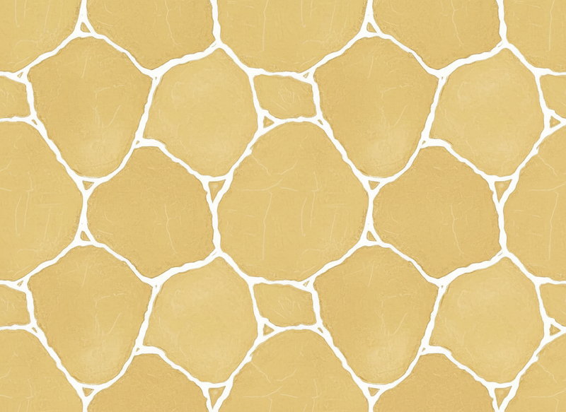Tapis vinyle jaune effet plâtre doux - TenStickers