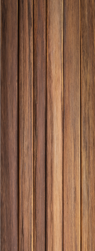 Tapis vinyle marron effet bois vieilli - TenStickers