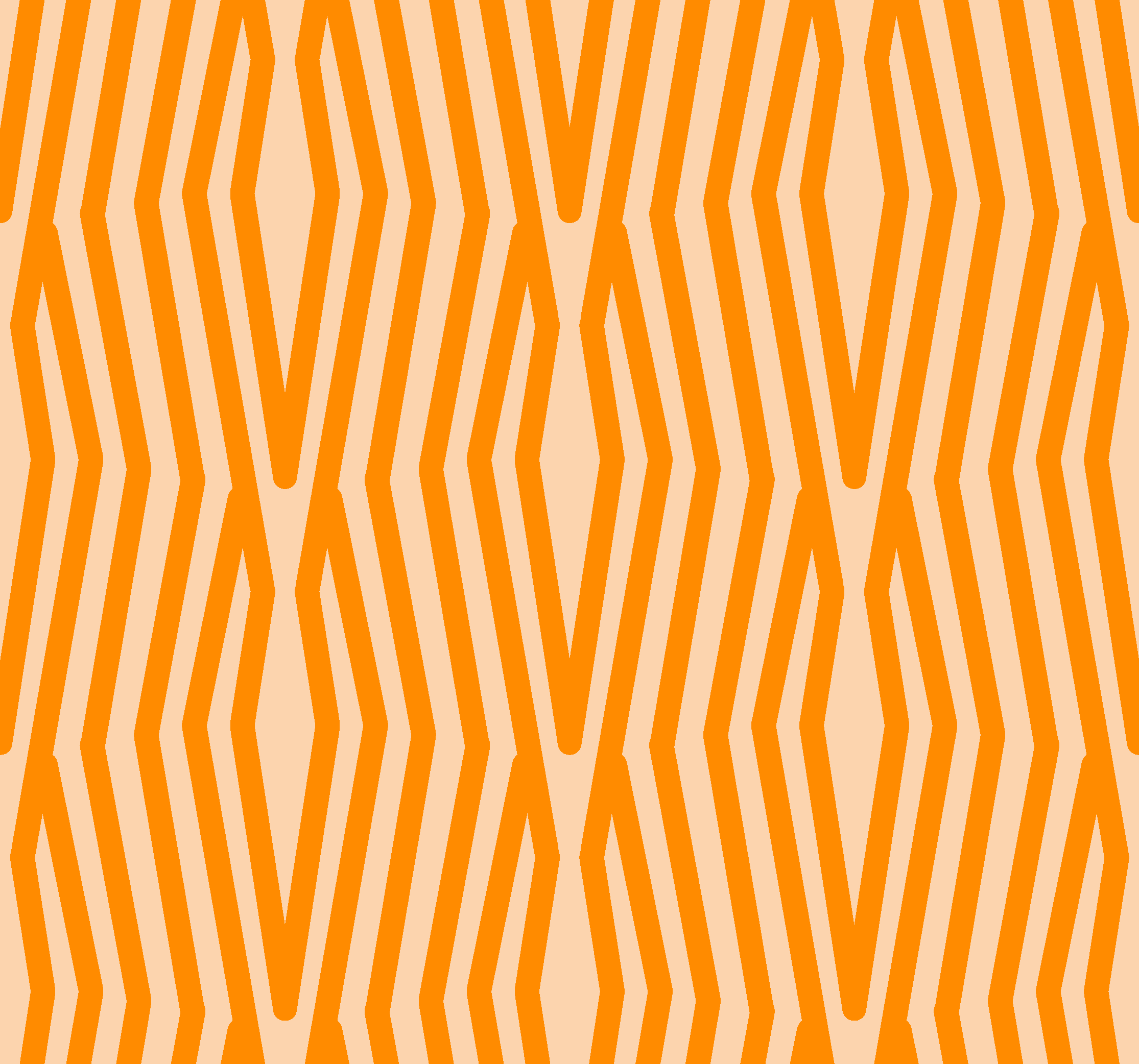 Tapis vinyle orange motif abstrait - TenStickers