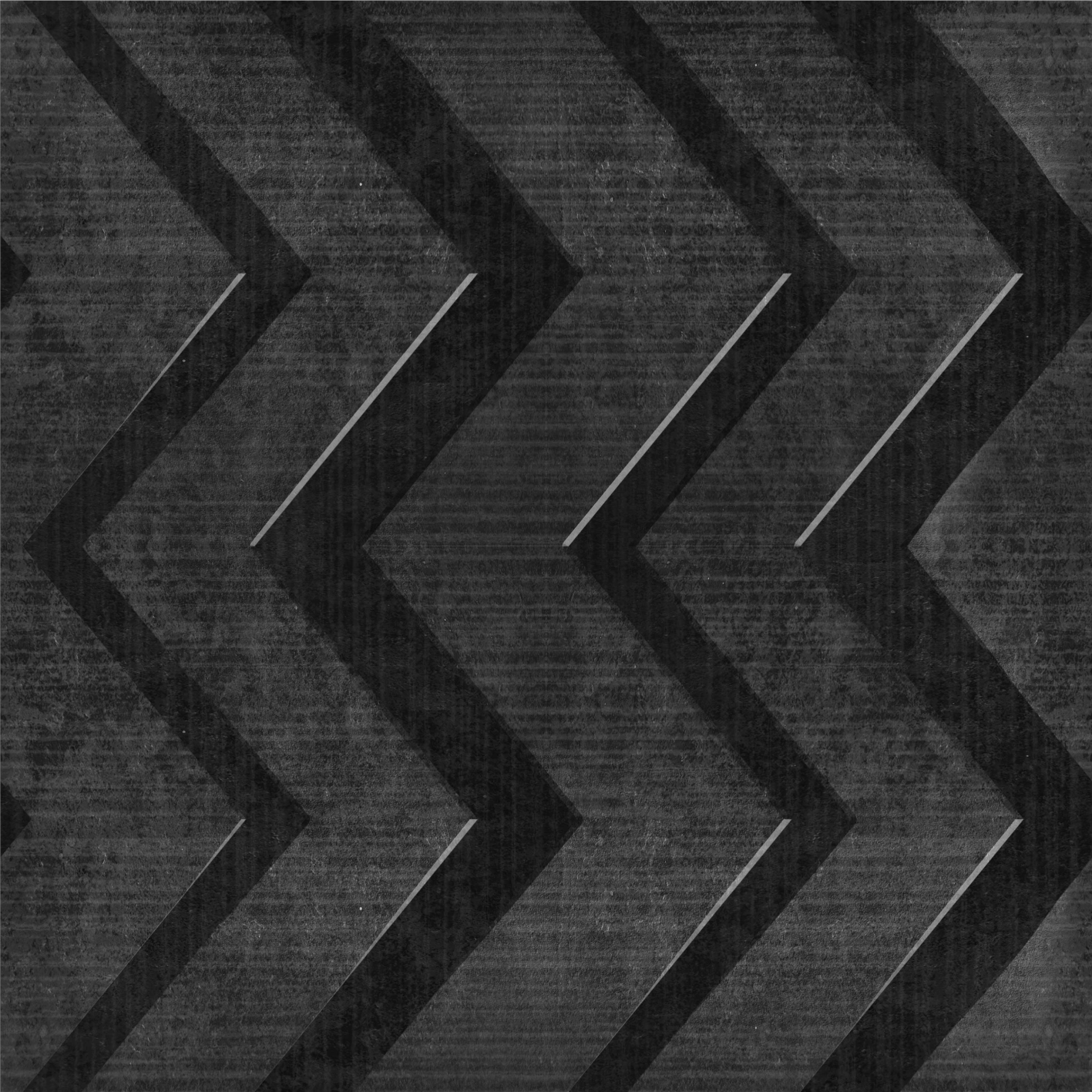 Tapis vinyle noir à rayures acier noir - TenStickers