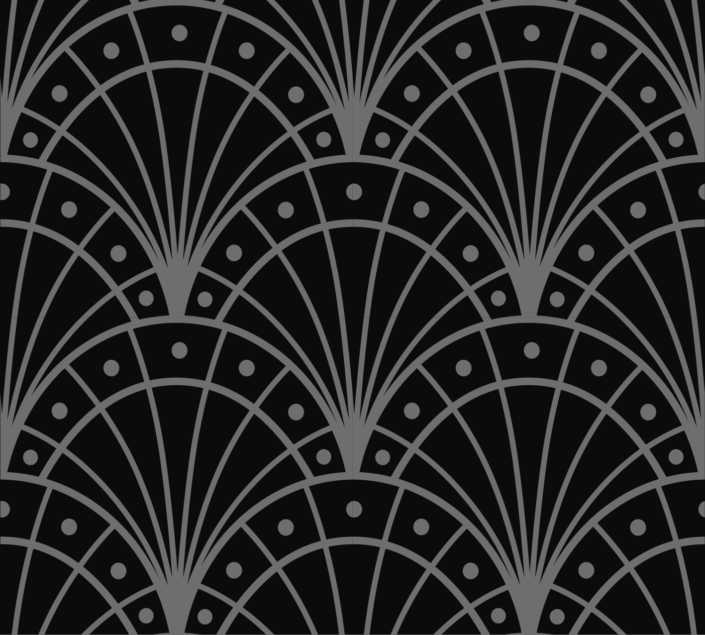 Tapis vinyle noir art déco élégant - TenStickers
