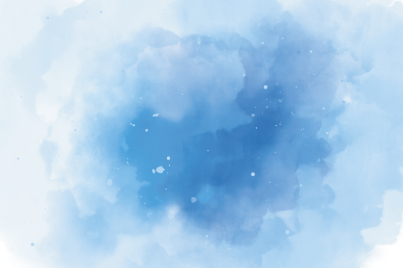 Tapis vinyle minimaliste aquarelle bleue - TenStickers