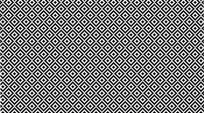 Tapis ethnique en vinyle tribal carré géométrique - TenStickers