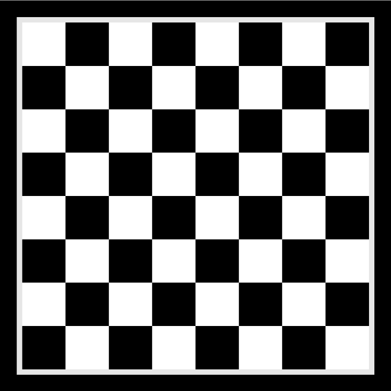Tapis vinyles géométriques motif en damier - TenStickers