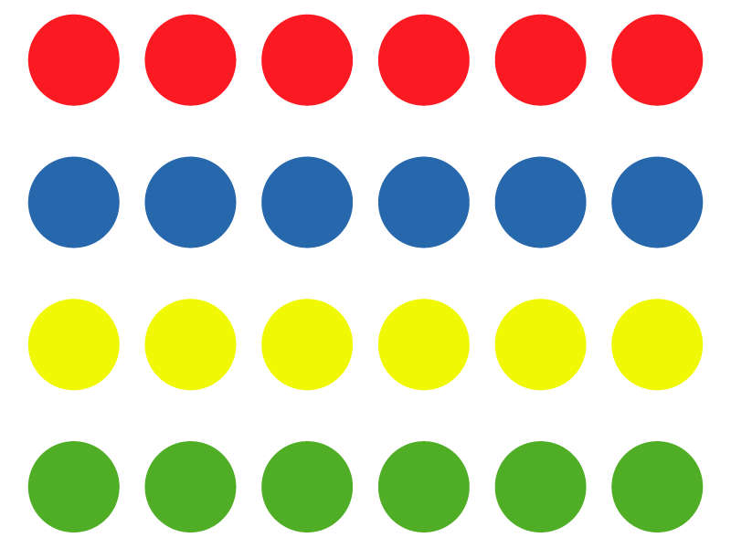 Tapis vinyle autres tapis jeu de points colorés - TenStickers