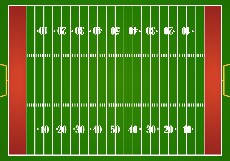 Tapis vinyle autouroute terrain de football - TenStickers