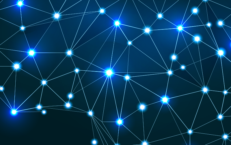 Tapis vinyles géométriques nœuds connectés - TenStickers