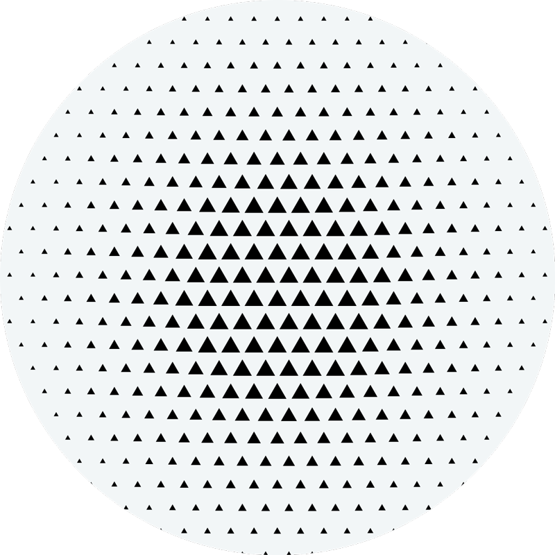 Tapis vinyles géométriques géométrique triangulaire - TenStickers