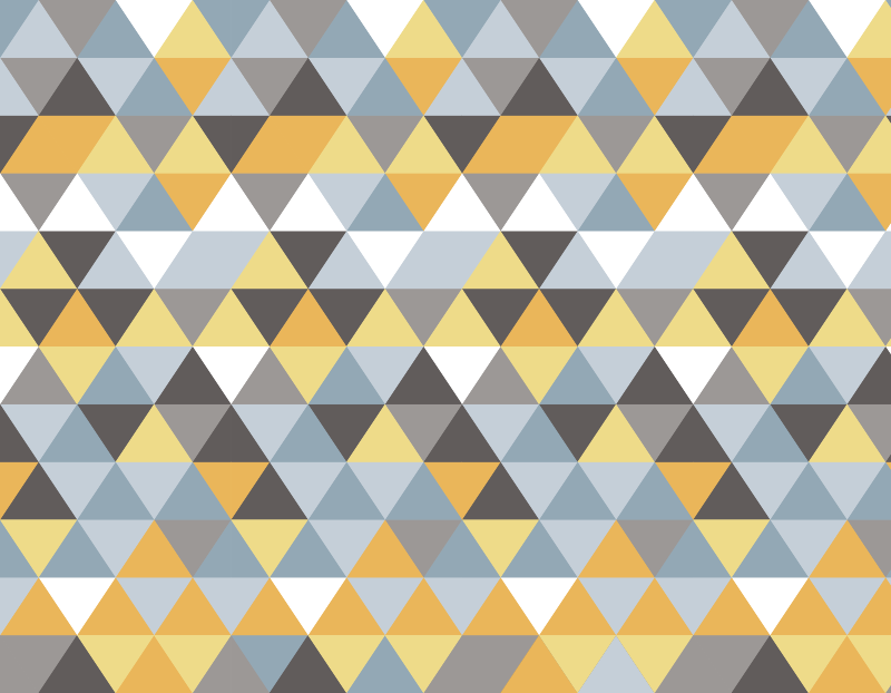 Tapis vinyles géométriques mosaïque triangulaire - TenStickers