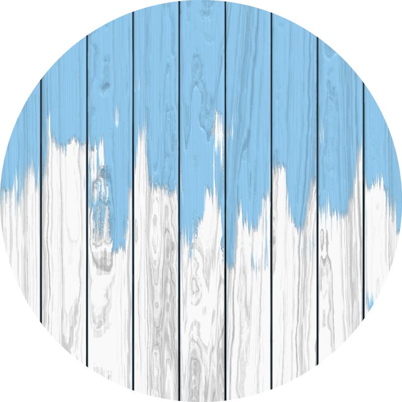 Tapis vinyle imitation parquet bois vieilli - TenStickers