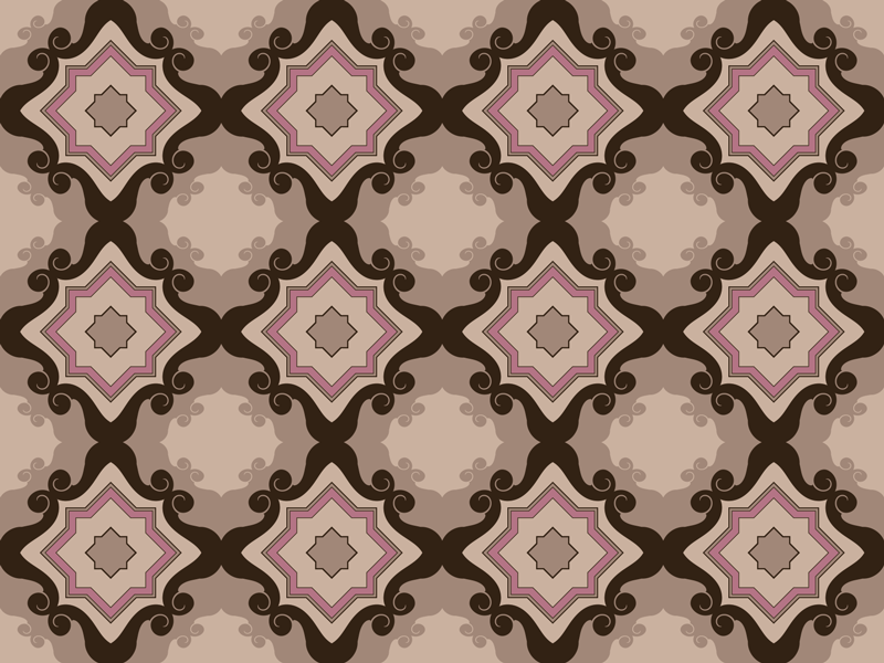 Tapis vinyle salon modèle de carreaux de mosaïque - TenStickers