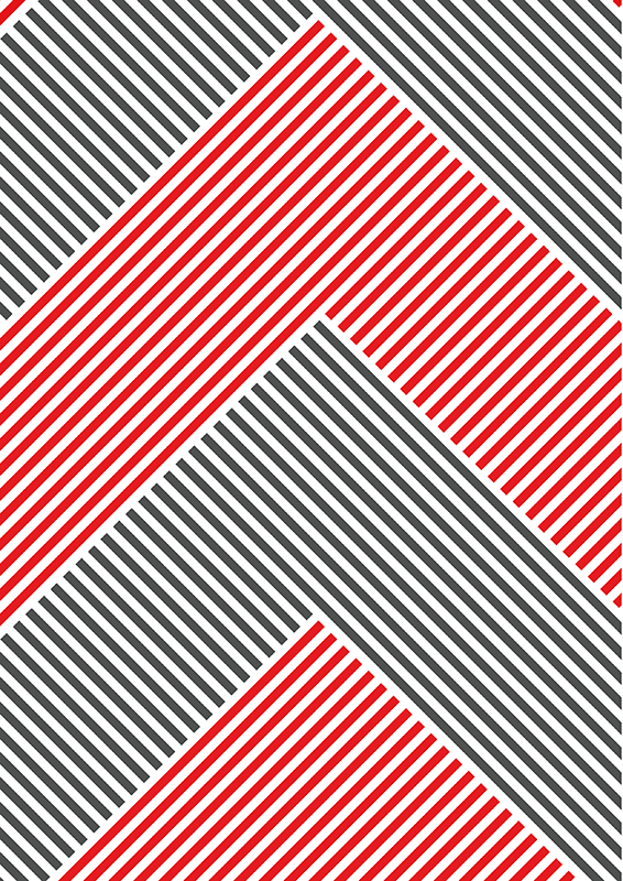 Tapis vinyle rayures motif chevrons - TenStickers