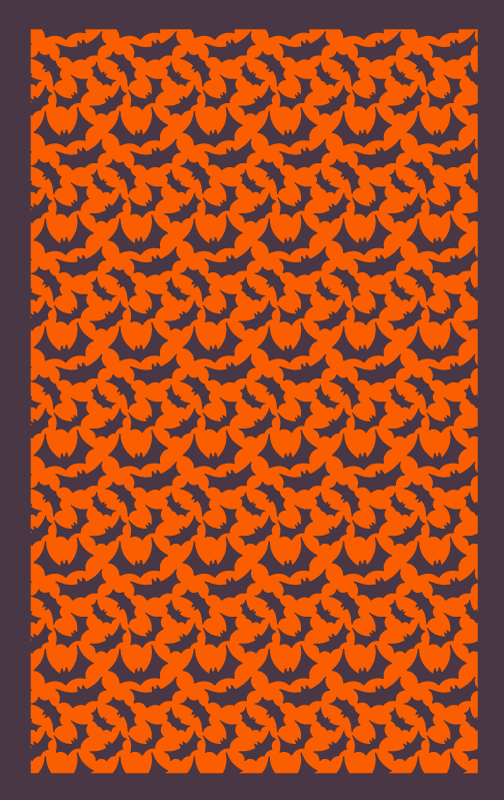 Tapis vinyle animal motif félin orné - TenStickers