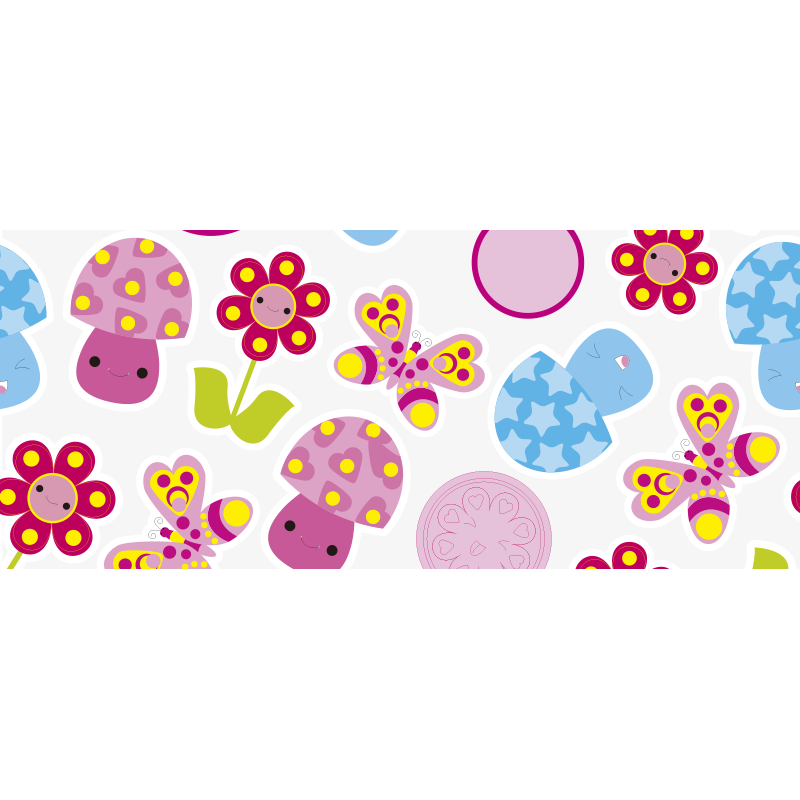Tapis vinyle pour enfants formes colorées de nursery - TenStickers