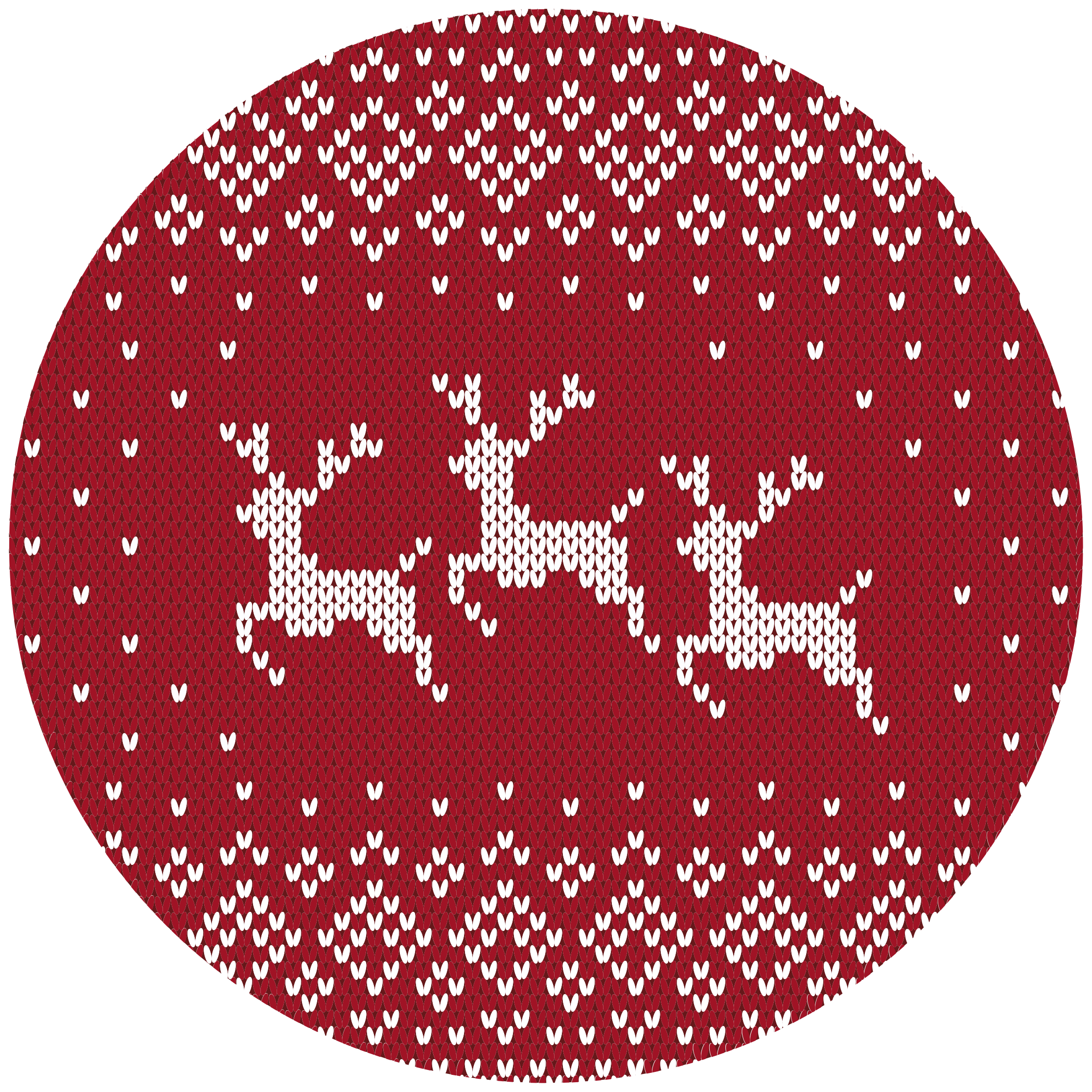 Tapis vinyle noël motif de renne - TenStickers