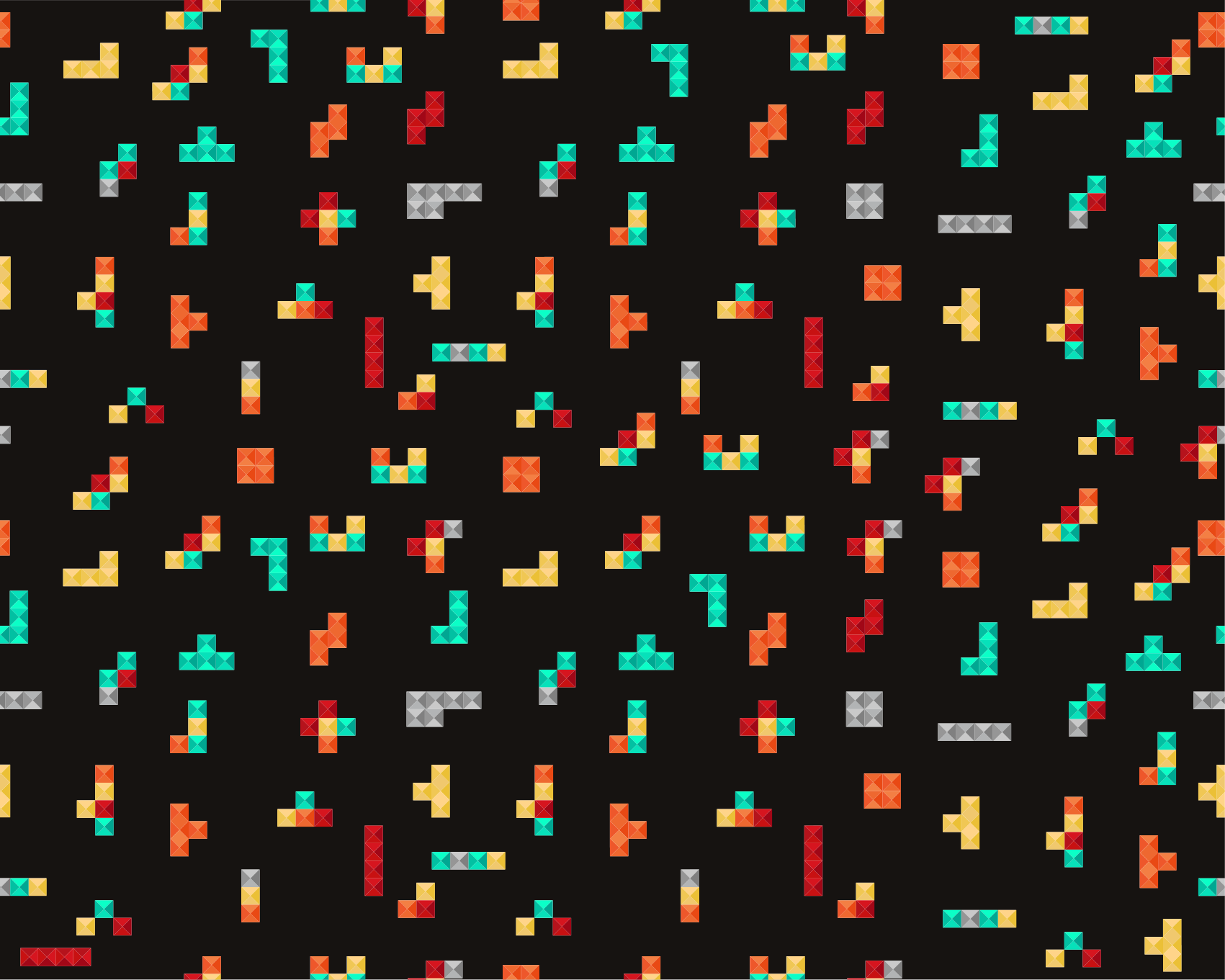 Tapis vinyle jeux thème de tetris - TenStickers