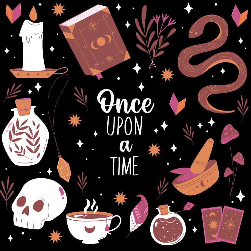 Tapis vinyle autres tapis l'heure du conte de fées - TenStickers