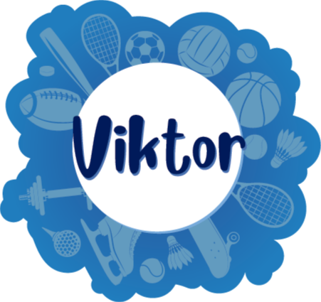 Tapis vinyle personnalisé insigne sportif sur mesure - TenStickers